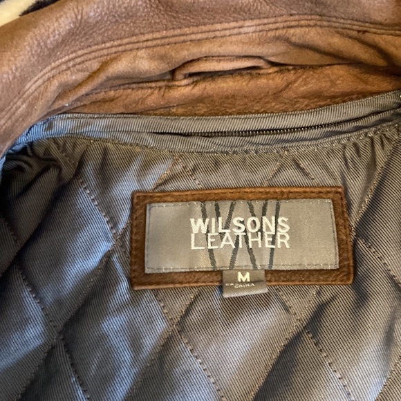 Rare vintage  1985 Wilson’s Leather jacket with removable insert - Picture 6 of 16